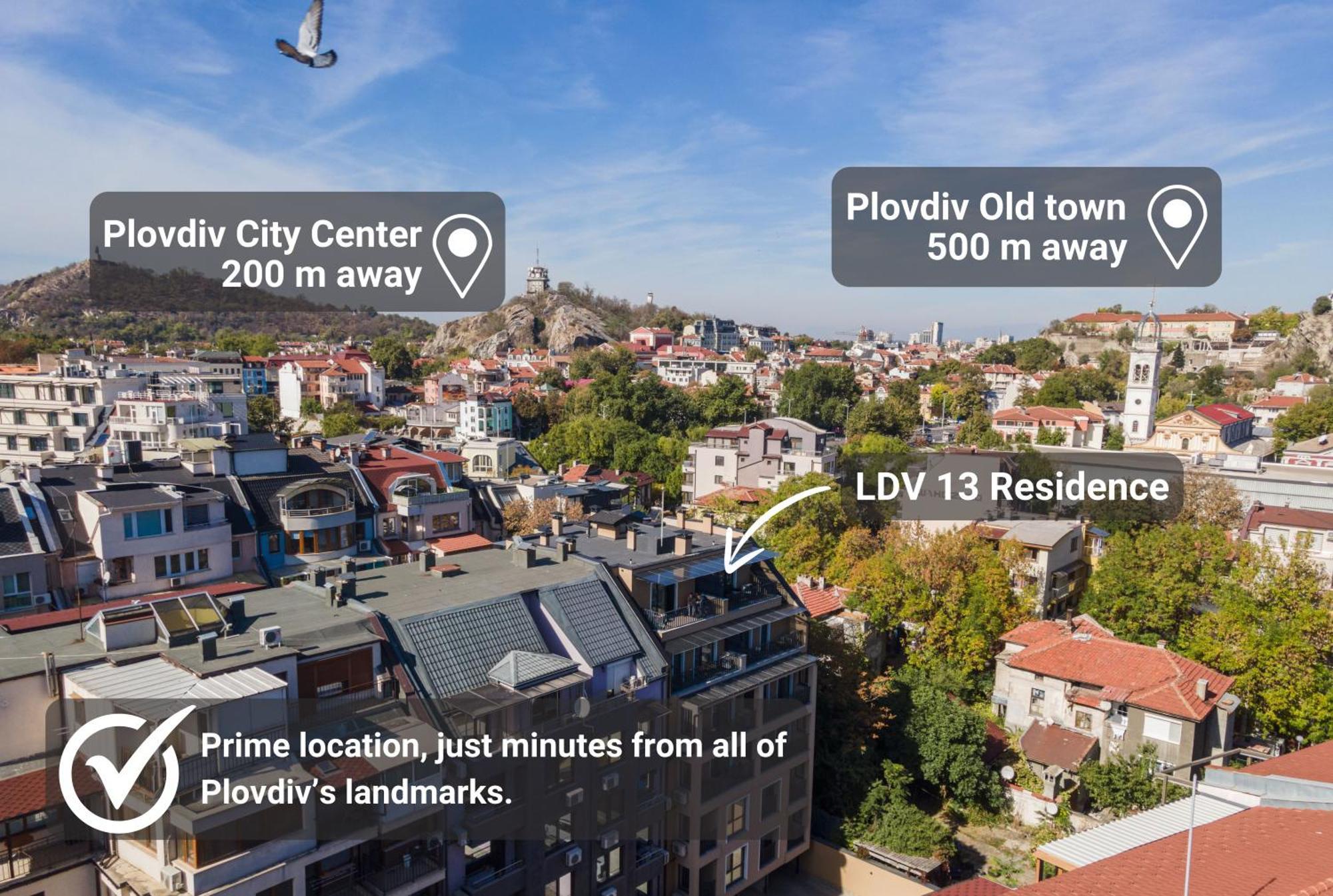 Ldv 13 Apartments Free Private Parking Пловдив Екстериор снимка